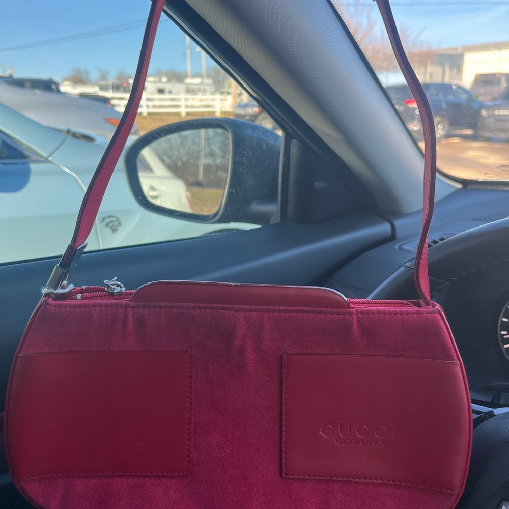 Gucci Crimson Shoulder Bag
